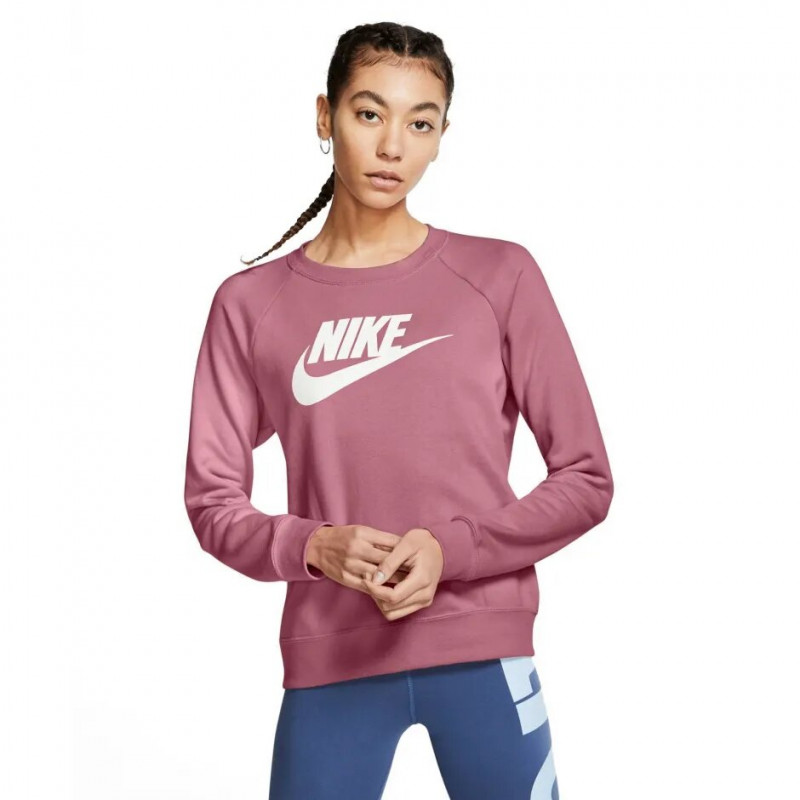 Sweat Femme Nike Essntl Crew Flc Hbr - Bv4112-614