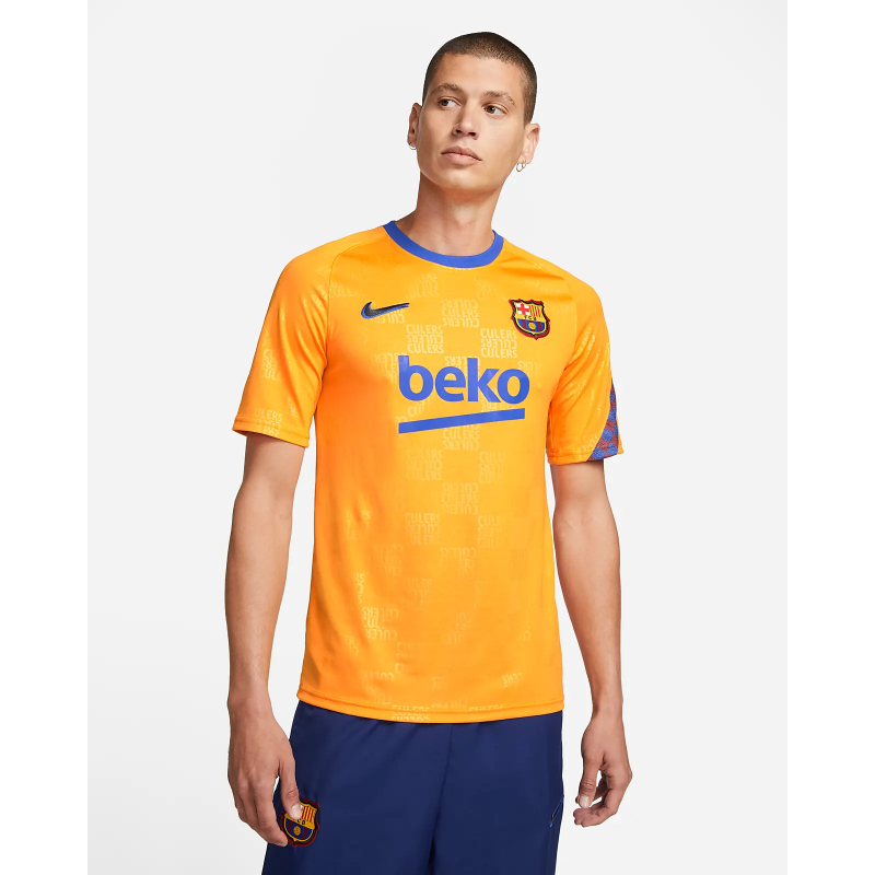 Nike T-Shirt Homme Fcb M Nk Df Top Ss Pm