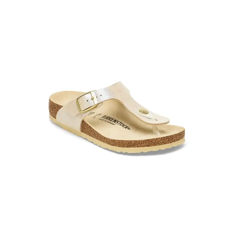 Sandal Fille Birkenstock Gizeh Kids Bf Graceful Pearl White