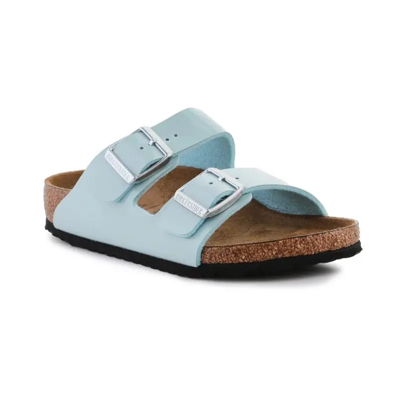 Sandal Fille Birkenstock Arizona Kids Bf Patent Surf Green